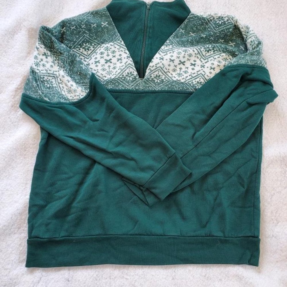Vintage Sporting Club 1/4 Zip Sweatshirt, Sz L